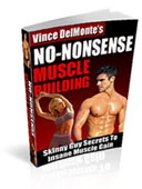 pictue of vince delmote on book no nonsense bodybuilding